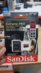 SanDisk Extreme Pro microSDXC A2 128/256GB (SDSQXCD-128G-GN6MA SDSQXCD-256G-GN6MA SDSQXCD-512G-GN6MA) 200MB/s 90/140MB