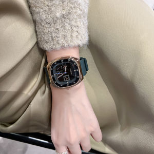 Womens Square Watch 2023 New Large Dial High-Grade Light Luxury Minority Fashionable Temperament Brand-Name Authentic Waterproof