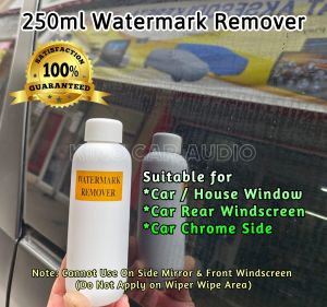 250ml Super Effective Water Marks Remover ( Free Sponge & Cloth ) Car / House Window Watermark Cleaner
