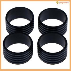 yangyuhua 4pcs Tennis Racket Rubber Ring Grip Stretchable Stretchy Handle Rubber Ring
