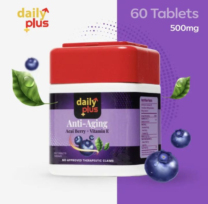 Daily Plus Anti Aging Acai Berry Supplement Your Forever Young Secret ...