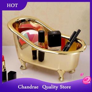 [Chandrae] Mini Makeup Bathtub Soap Jewelry Storage Box Nail Casket Holder Organizer