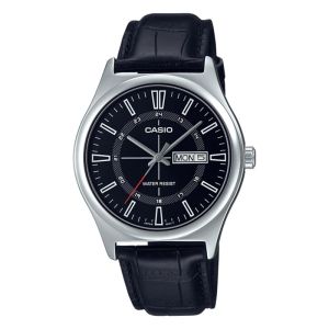 CASIO ORIGINAL - CASIO MTP-V006L-1CUDF - MEN LA - Kulit - Hitam - Jam dunia JD18ST # Jam Tangan Pria Jam Pria Jam Tangan Anti Air + CASIO MTP-V006L-1C MTP V006L 1C MTP-V006L V006L MTPV006 MTP-V006 MTPV006L MTP-006 $ S003