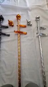 Batang Gorden Fullset / Tiang Gorden / Besi Gorden / Pipa Gorden / Gagang Hordeng