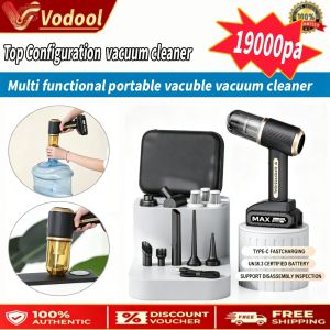 👍【Top configuration】👍Super Strong 19000pa Wireless Car Vacuum Cleaner with High Suction and Rechargeable Battery for Car Interior Maintenance