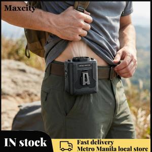 Belt Fans with Lighting & Power Bank Wearable Waist Clip Fan 6000mAh Rechargeable Battery for Travel Camping Hiking Working