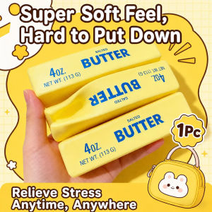 Butter Stick Squishy Toy Slow Rising Stress Relief Toy Soft Squeeze Fidget Toy Student Gift Mainan Squishy Butter Stick Besar Slow Rising Mainan Anti Stress Lembut Hadiah Pelajar 黄油棒捏捏乐慢回弹解压玩具超湿软手感捏捏玩具学生上课上班减压小物 A540