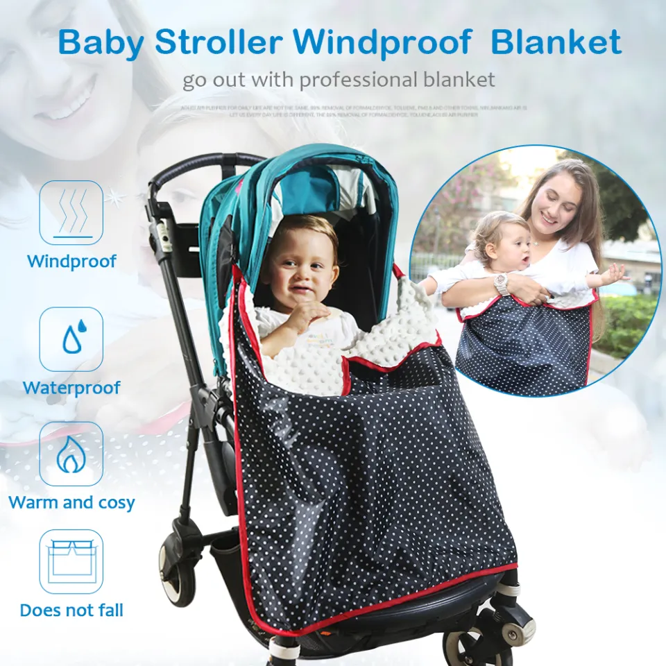 LAT Baby Stroller Cover Blanket Waterproof Baby Stroller