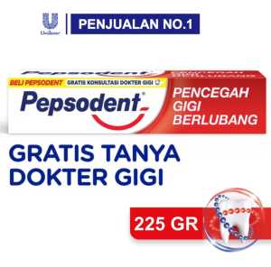 PEPSODENT Pasta Gigi Pencegah Gigi Berlubang AntiCavity Toothpaste BPOM