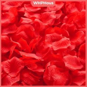 WHPHous 1000Pcs Artificial Fake Rose Petals Colorful Simulation Silk Rose Petal For Valentines Day Wedding Party Romantic Decoration
