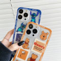 Phone Case OPPO A79 5G Cute Cartoon Stitch Bear Pattern Shockproof Transparent Soft Silicone Casing OPPO A79 5G Phone Cover Case. 