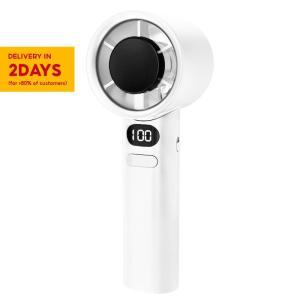 M11 Adjustable Handheld Mini Fan 120 Levels USB Charging  Portable Cooling with Power Display
