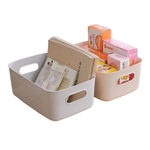 กล่องใส่ของ กล่องมีหูจับ 2ข้าง กล่องใส่ของใช้ พลาสติก กล่องใส่ของอเนกประสงค์ กล่องจัดเก็บของ Storage box กล่องเก็บเครื่องสำอางค์ กล่อง