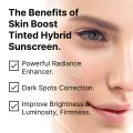 SKINMADE Skin Boost Hybrid Tinted Sunscreen + Blue Light SPF 50+ PA++++. 