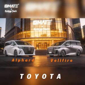 【หนาพิเศษ】พรมปูพื้นรถยนต์  Toyota ALPHARD / VELLFIRE 2024-โฉมปัจจุบัน 3D พรมรถ TPE100%  กันลื่นทนต่อการสึกหรอ อะไหล่รถยนต์