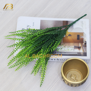 TANAMAN PLASTIK DAUN PAKIS PETAI B8198 HIAS CABANG 7 DEKORASI RUMAH PESTA ARTIFICIAL