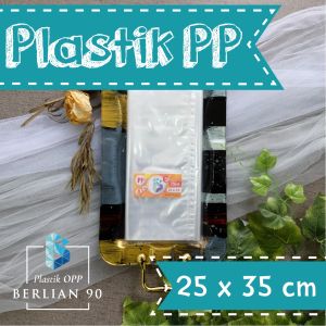 Kantong Plastik PP Bening Uk 25x35 Cm 35 micron 250gr / Plastik Gula / Plastik Snack PLastik Keripik Tebal Ukuran 25 x 35 Cm