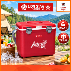 LION STAR Marina Cooler Box 12s (Penyimpan Es) - KHUSUS PENGIRIMAN JASA EKSPEDISI