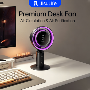 JisuLife Table Fan Pro 3 Air Purification 100 Levels Adjustable Led Display Timeable Household Office