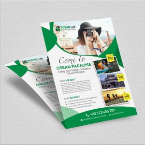 Cetak Brosur 50 Lembar atau Pamflet Promosi Full Colour Bisa CUstom dan Free Desain