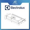 ELECTROLUX ECP9541X 90CM ULTIMATETASTE 300 STAINLESS STEEL TELESCOPIC HOOD. 