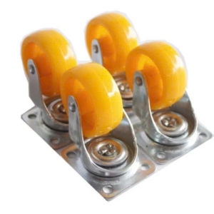 Bánh Xe Vàng Nhựa Không khoá - Có khóa nhiều kích cỡ