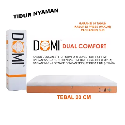 Kasur Busa Box Domi Dual Comfort Kasur Empuk dan Keras 100 x 200 Cm