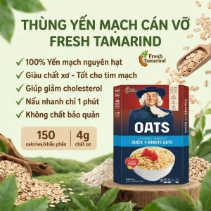 [HCM]Yến Mạch Fresh Tamarind Oats Quick 1 minutie Loại Túi 1kg