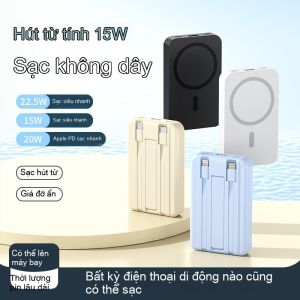 Bộ sạc không dây Magsafe 10000mAh F25 dành cho iP 12 13 14 15 16 Pro/ Promax Hỗ trợ cáp sạc từ tính hai chiều PD20W Sạc siêu nhanh 225W Đế sạc di động