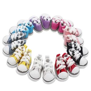 CUBBY BJD Accessories Handmade Mini Shoes 1/6 Dolls Casual Shoes For Children Doll Canvas Shoes BJD Doll Shoes Doll Sneakers Doll Shoes