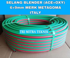PER 1 METER SELANG BLENDER (ACE+OXY) 6+9MM METAGOMA