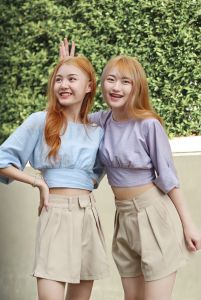 Winky crop - Sunfourwer เสื้อครอปน่ารัก