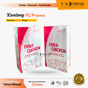 TERMURAH Kantong Fried Chicken Bungkus Ayam kertas Kemasan Fried Chicken Kantong Kertas Fried Chicken Kantong Shihlin [ISI 50 PCS]