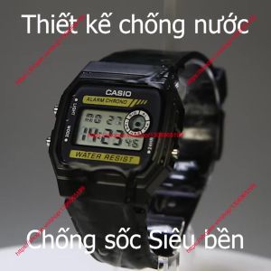 Đồng Hồ Điện Tử F94 Pin Lâu 7 Năm Chống Nước Tuyệt Đối Chuông To Đèn Sáng Made In Thailand