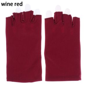 UUMIR Spring Autumn Breathable Thin Sun Protection Sports/Driving/Biking Summer Mittens Half Finger Gloves