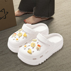 [Free Shipping] WomenS Summer Thick-Soled Clogs For Home And Outdoor Use Breathable Beach Closed-Toe Slippers For Women And Men