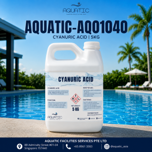 AQUATIC Cyanuric Acid 5KG Pool Stabilizer | Chlorine Conditioner for Swimming Pool | UV Protection Chemical