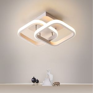 3 Warna Lampu Plafon LED - Lampu Hias Ruang Tamu & Kamar Tidur Modern Sederhana