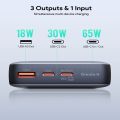 AUKEY PB-Y43 พาวเวอร์แบงค์ชาร์จเร็ว Sprint X 20K 65W 20000mAh Portable Power Bank with Digital Display PD3.0. 