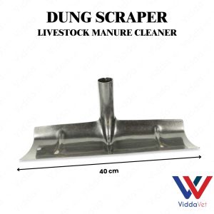 40cm Dung Scraper for Livestock Stalls Pig Pens & Barn Floors