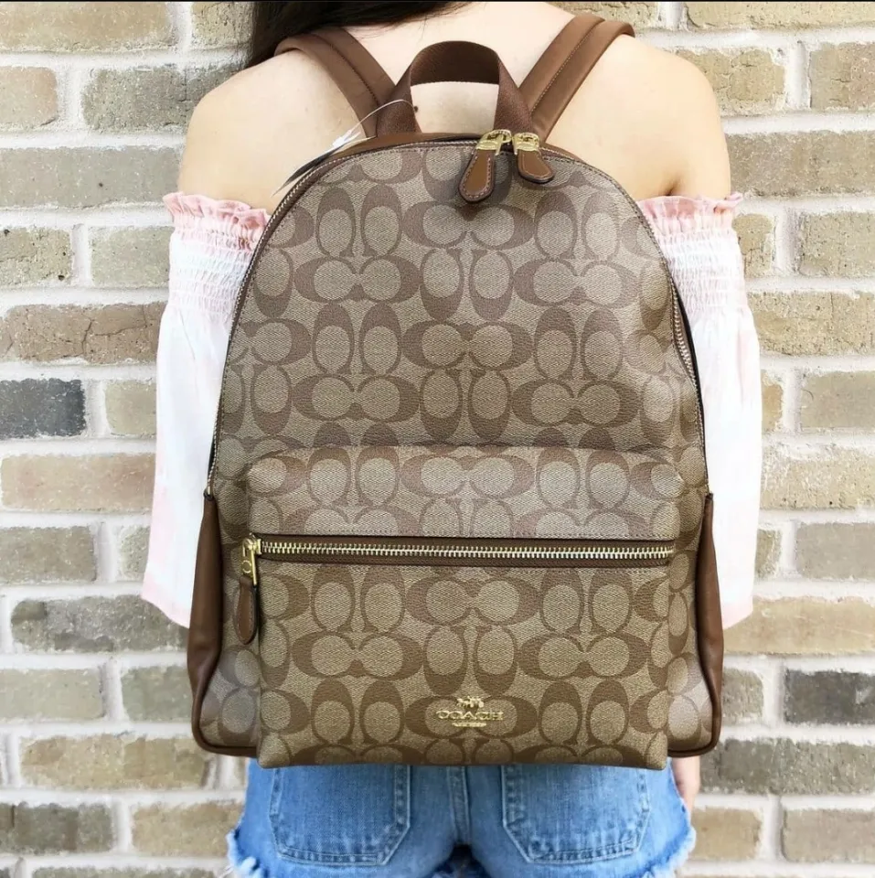 Coach hotsell monogram backpack