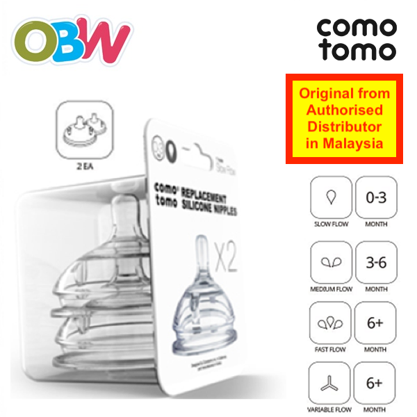 Comotomo Nipple Pack (2pcs per pack) Baby Bottle Teat Lazada
