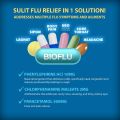 Unilab Bioflu 10 Tablets - Medicine for Relief of Flu and other symptoms like Fever, Headache, Sore throat, Cough and Colds. 