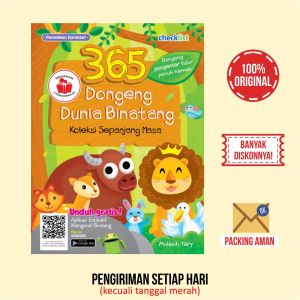 Buku Cerita Anak Bergambar 365 Dongeng Dunia Binatang Full Color