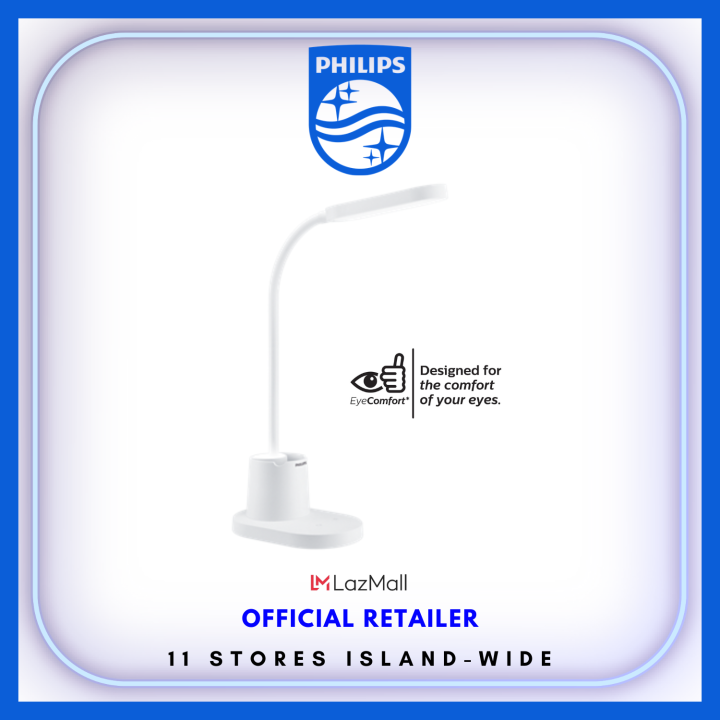 Philips DSK214 Bucket LED 7W Desk Lamp 40K - USB