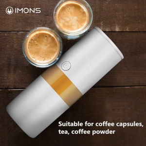 IMONS CP001 Portable Capsule Coffee Machine Home Fully Automatic American  Small Car Outdoor Travel