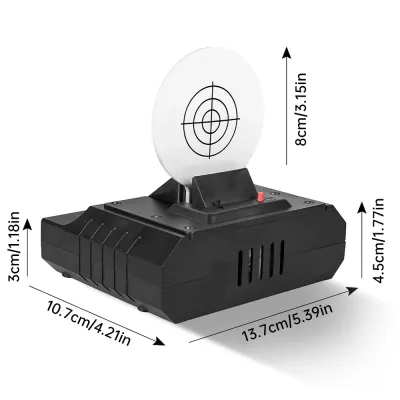 ASTER Auto Reset Laser Shooting Target Smart Sensor Wireless Training Target for Airsoft BBs Shooting Practice 500m Remote Control Game