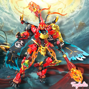 [Chính hãng] Bộ lắp ráp mô hình Wukong Chinoiseri Model Mecha 1377 mãnh siêu nét bẻ khớp trưng bày