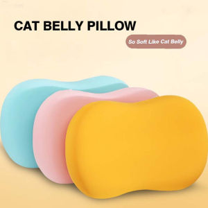 หมอนรองท้องแมวไข่หมอนโฟมเมมโมรีนุ่มสบายบรรเทาอาการปวดคอหมอนตามหลักสรีรศาสตร์สำหรับการนอน