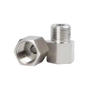 Industrial Grade Steel NPT Adapters Pack Of 2 Smooth Royal US Pipe Thread Conversion Straight Threaded Coupling